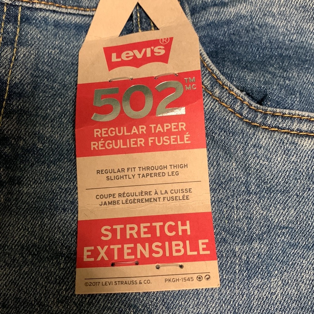 Levi's Blue Distressed Ankle Jeans - Picture 4 of 10